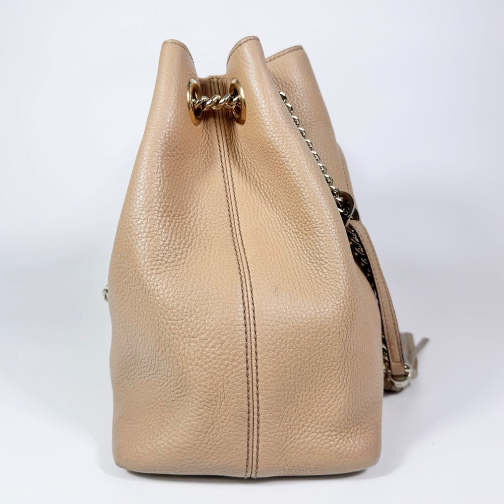 Gucci SOHO Interlocking G Leather Chain Shoulder Bag - Picture 6 of 13
